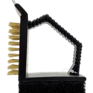 BBQ STEEL WIRE BRUSH SCRAPER & SPONGE (36)