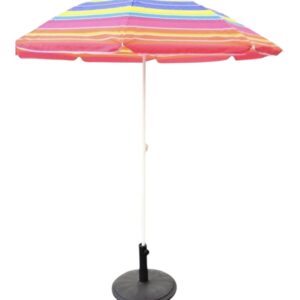 BEACH UMBRELLA RAINBOW W/TILT AST (15)