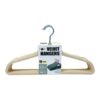 HANGER VELVET OFF WHITE 10PK (12)