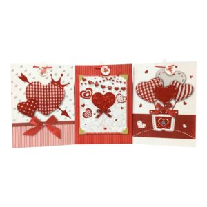 GBAG GLIT REDHEART 55X40X15 G (48)