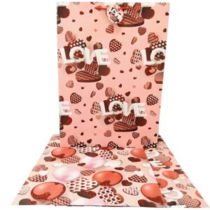 GBAG GLIT RED LOVE 55X40X15 G (48)