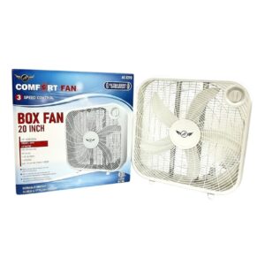 BOX FAN 20" 65W,120V,60HZ 5PP BLADES, 3 SPEEDS(1)
