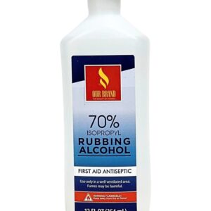 Rubbing alcohol 70% CLEAR 12OZ(24)