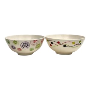 MELAMINE BOWL ROUND 8" AST(36)