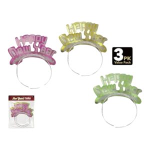 NEW YEAR 3PK TIARA (72) 71540
