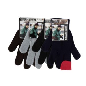 MEN MAGIC GLOVES ASST COLORS (144)40482