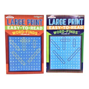 EASY TO READ WORD FIND (72) B33922
