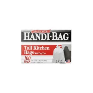 HANDI-BAG® WHITE 13GAL 100CT(6)