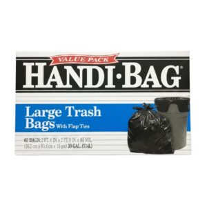 HANDI-BAG® BLACK BAG 30GAL 60CT (6)
