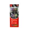 COLGATE TOOTHBRUSH ZIGZAG CHARCOAL4PK(60)