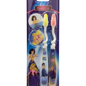 TOOTH BRUSH PRINCES KIDS W/HOLDER 2PK (24)