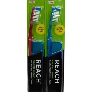 TOOTHBRSH REACH CRYSTAL CLEAR FIRM 1 PC (72)