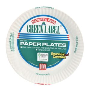 PAPER PLATES 9" 100CT(12)