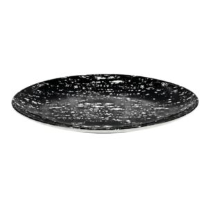 MK OVAL PLATE NOTEBOOK BLACK 8.25" (24)