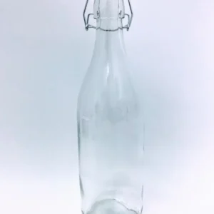 GL BOTTLE CLIP CAP CLEAR 1000ml (12)